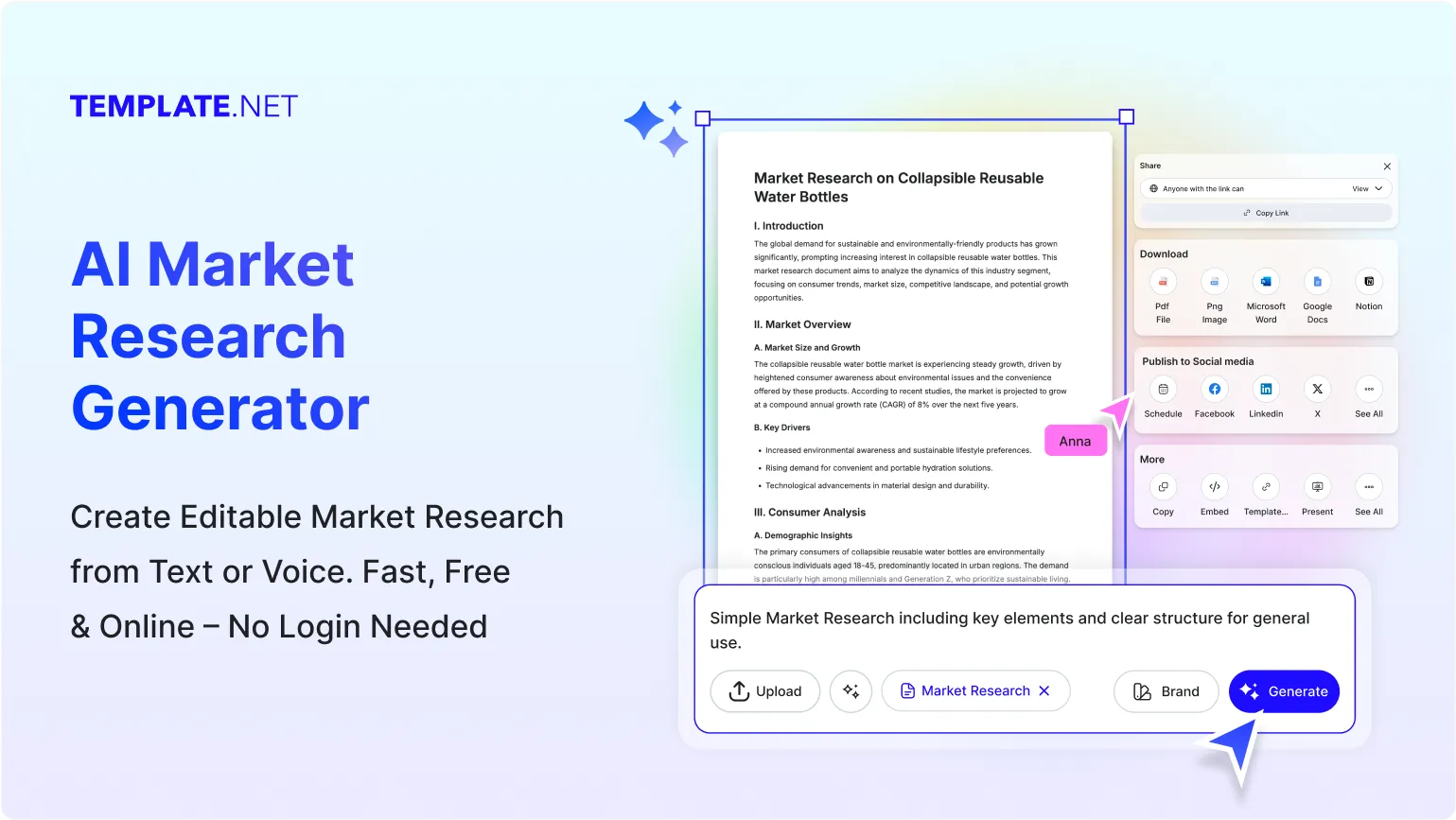 Free AI Market Research Generator, Free Market Research Maker Online